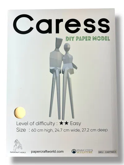Yenny Cocq Llc Caress Diy Paper Model Twenty Inch - Holographic In Brown