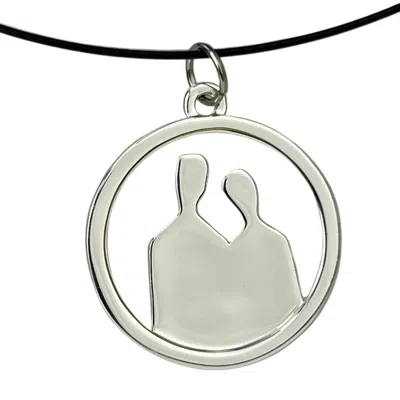 Yenny Cocq Llc Women's Brown Ycd Silhouette Couple Pendants - Black