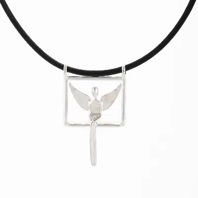 Yenny Cocq Llc Women's Sterling Silver Angel Pendant
