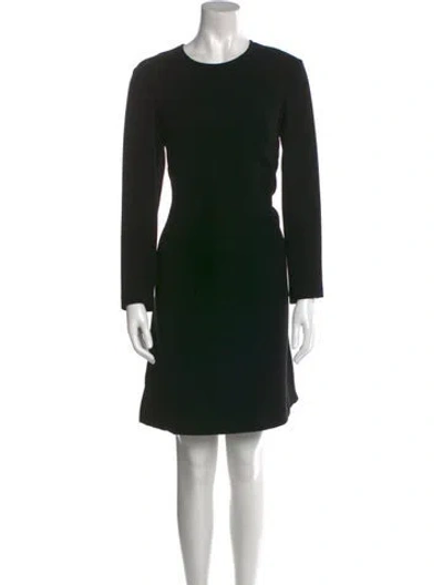 Pre-owned Yeohlee Crew Neck Knee-length Dress In Black