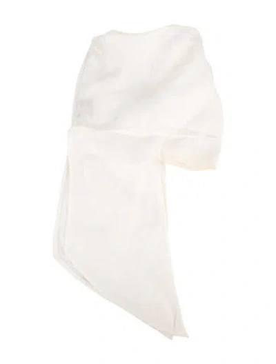 Pre-owned Yeohlee Linen Blend Hat In Neutral