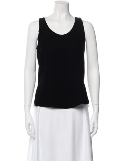 Pre-owned Yeohlee Scoop Neck Sleeveless Top In Black