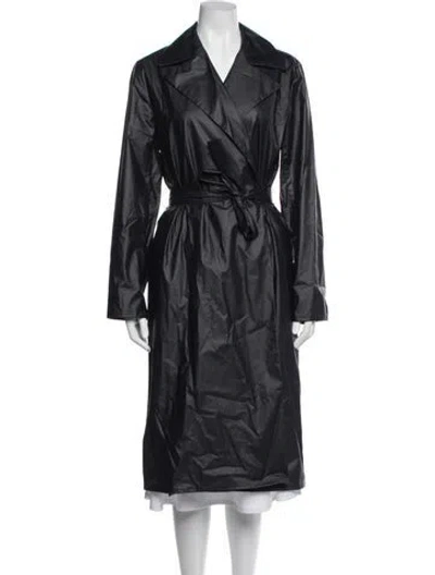 Pre-owned Yeohlee Trench Coat In Blue