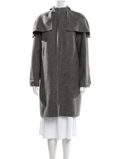 Pre-owned Yeohlee Virgin Wool Peacoat In Gray