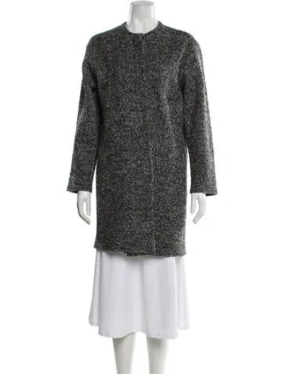 Pre-owned Yeohlee Virgin Wool Printed Coat In Gray