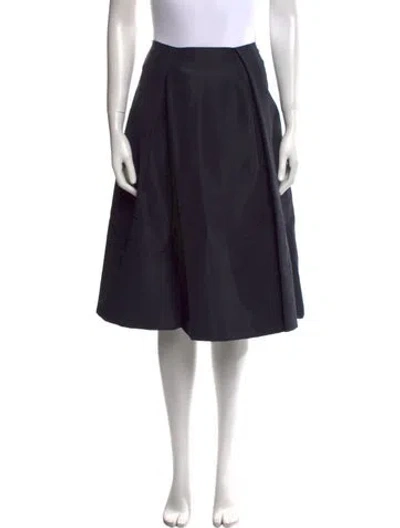 Pre-owned Yeon Knee-length Skirt In Black
