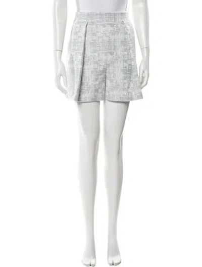 Pre-owned Yeon Printed Knee-length Shorts In Blue