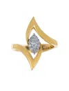 Yeprem 18k White And Yellow Gold Strada Diamond Ring In Gold