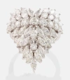Yeprem 18kt Gold Ring With Diamonds In Silver