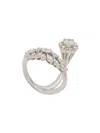 Yeprem 18kt White Gold Diamond Cluster Ring In White Gold