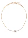 Yeprem 18kt Yellow And White Gold Diamond Choker In Gold