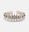 Yeprem Golden Strada 18kt Gold Bangle With Diamonds In Gold