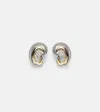 Yeprem Golden Strada 18kt Gold Clip-on Earrings With Diamonds In Gold