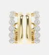 Yeprem Golden Strada 18kt Gold Earrings With Diamonds In Yellow