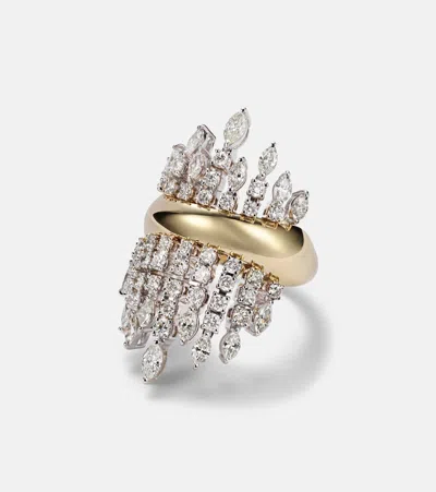 Yeprem Golden Strada 18kt Gold Ring With Diamonds