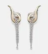 Yeprem Golden Strada 18kt White And Yellow Gold Drop Earrings With Diamonds