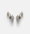 Yeprem Golden Strada 18kt Yellow And White Gold Clip-on Earrings With Diamonds In Gold