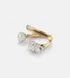 Yeprem Golden Strada 18kt Yellow And White Gold Ring With Diamonds In Gold