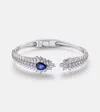 Yeprem Armband Aus 18kt Weissgold Mit Diamanten Und Saphir In Silber