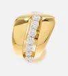 Yeprem Whisper 18kt Gold Ear Cuff With Diamonds In Gold