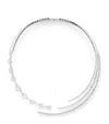 Yeprem White Gold And Diamond Choker In White