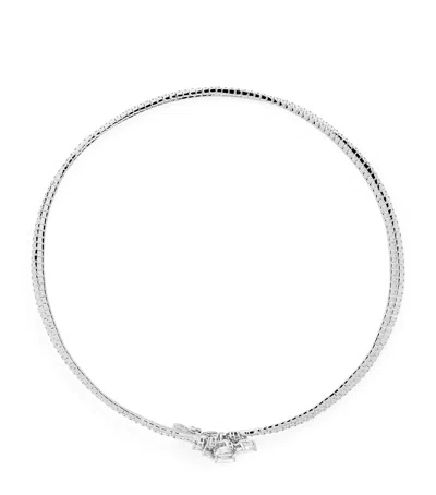 Yeprem White Gold And Diamond Choker