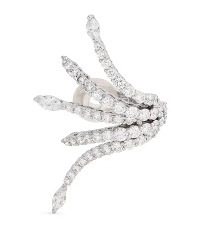 Yeprem White Gold And Diamond Whisper Ear Cuff