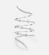 Yeprem Y-couture 18kt White Gold Bangle With Diamonds In Silver