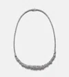 Yeprem Y-couture 18kt White Gold Choker With Diamonds In Silver