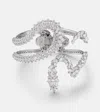 Yeprem Y-couture 18kt White Gold Cuff Bracelet With Diamonds