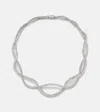 Yeprem Y-couture 18kt White Gold Necklace With Diamonds In Silver