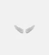Yeprem Y-not 18kt White Gold Clip-on Earrings With Diamonds In Gold