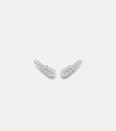Yeprem Y-not 18kt White Gold Clip-on Earrings With Diamonds