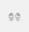 Yeprem Clip-ohrringe Y-not Aus 18kt Weissgold Mit Diamanten In Silber