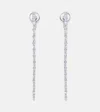 Yeprem Y-not 18kt White Gold Clip-on Earrings With Diamonds In Silver