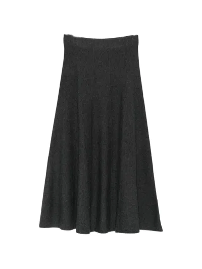Yerse A-line Skirt In Black