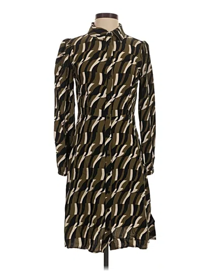 Pre-owned Yerse Casual Dress In Brown