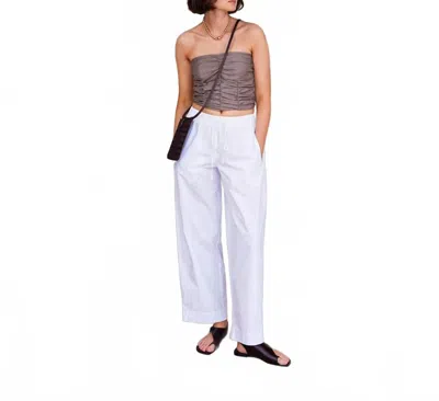 Yerse Draped Camisole Top In Taupe In Purple