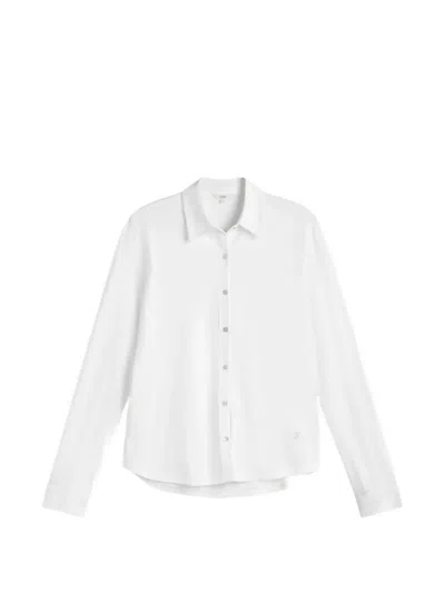 Yerse Long-sleeve Button-down Shirt In White