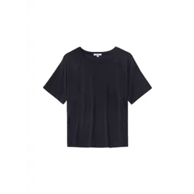 Yerse Lorena Plain T-shirt In Navy From In Blue