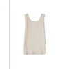 YERSE SEBAS KNIT VEST IN NATURAL FROM