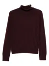 Yerse Turtleneck Long-sleeve Sweater In Red