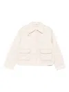 Yerse Thelma Flap-pocket Jacket In Neutral