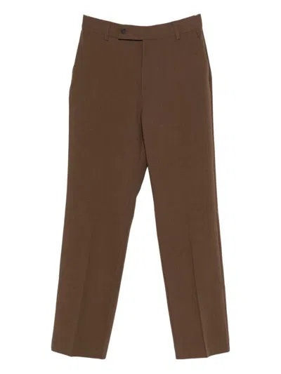 YERSE YERSE SAIGON PANTS IN BROWN WOOL BLEND