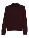 Yerse Turtleneck Long-sleeve Sweater In Brown