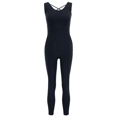 Yes Flâneuse Women's Agatha Criss Cross Back Jumpsuit Black Beauty