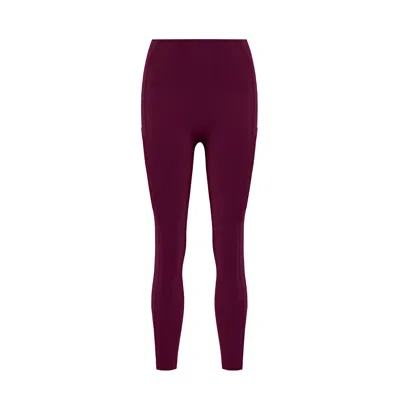 Yes Flâneuse Women's Black / Brown Hope Leggings With Side Mesh Pockets Plum Caspia In Black/brown