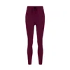 Yes Flâneuse Women's Black / Brown Marcela Leggings With Waist Drawstrings Plum Caspia In Black/brown