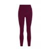 Yes Flâneuse Women's Black / Brown Melissa Ruffles Edition Silky Soft Leggings Plum Caspia In Black/brown
