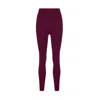 Yes Flâneuse Women's Brown Bethany Signature High Rise Silky Soft Leggings Plum Caspia In Brown